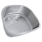 Nantucket Sinks Sconset 23-Inch D-Bowl Undermount Stainless Steel Kitchen Sink, 16 Gauge NS03i-16 - alternate 6